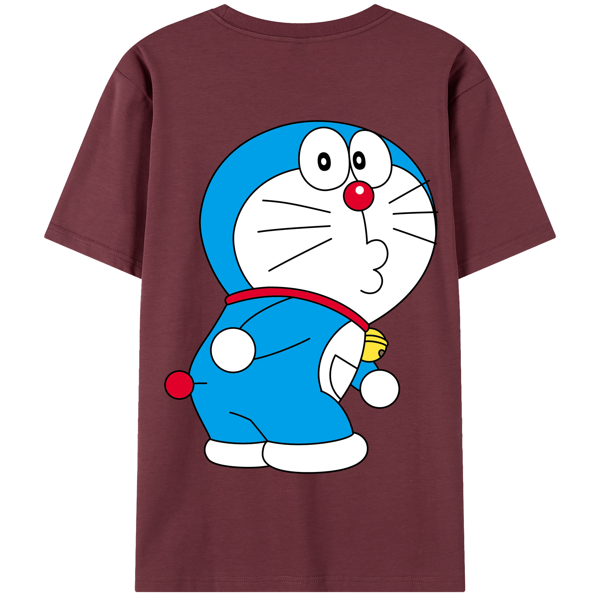 （画像用） ドラえもん Doraemon 綿100％半袖Tシャツ（背面プリント）